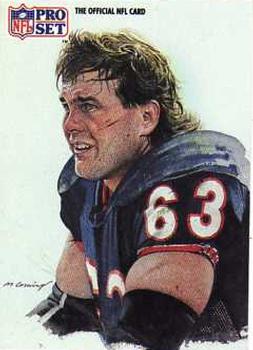 Jay Hilgenberg Chicago Bears 1991 Pro set NFL #385